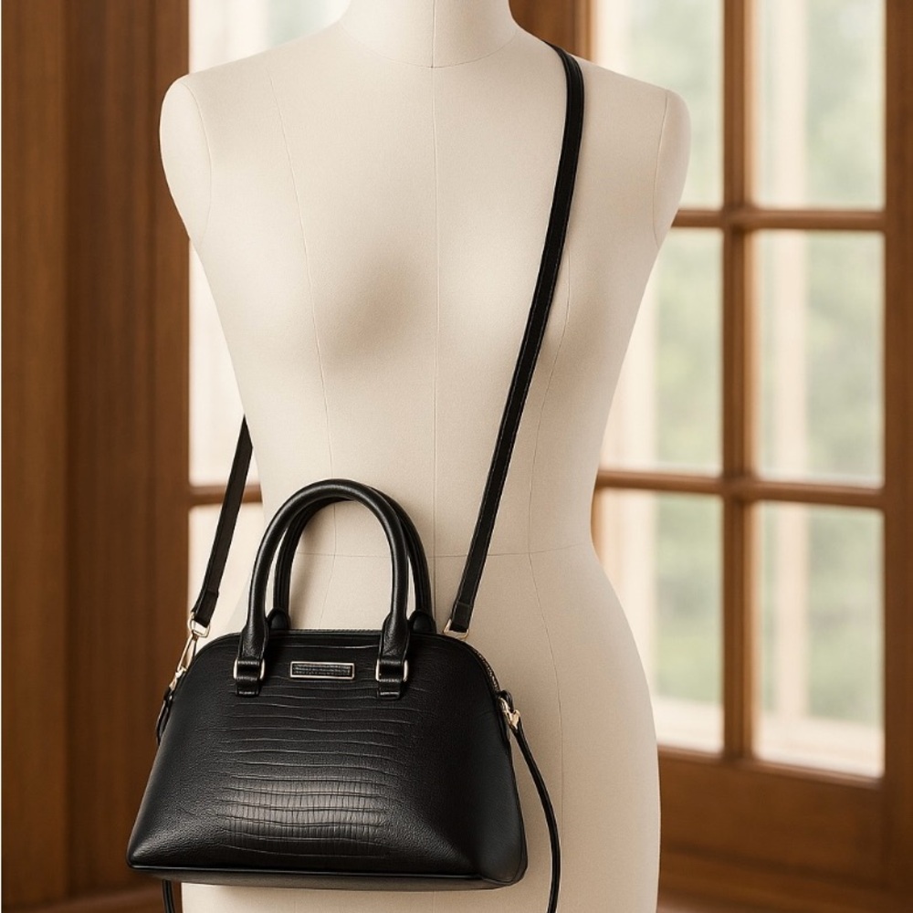 Rampage Elegant Black Crossbody Bag